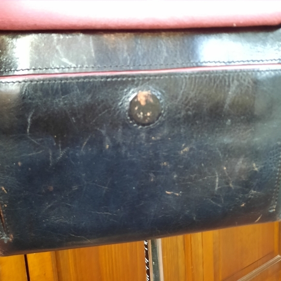 Hobo International 100% genuine leather black zipper clutch crossbody purse - Picture 11 of 16